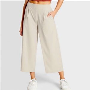 ATHLETA BROOKLYN WIDE LED CROP PANT NWT